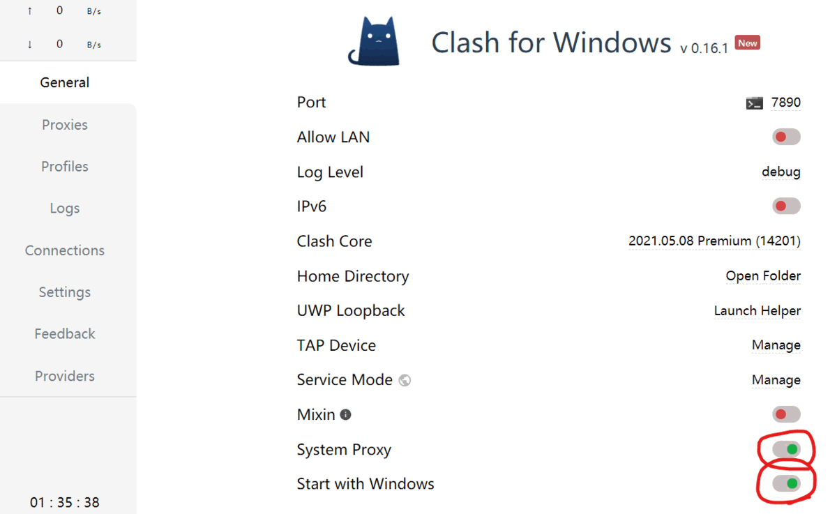 How to use clash for windows and macOS